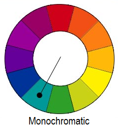 Monochromatic color scheme
